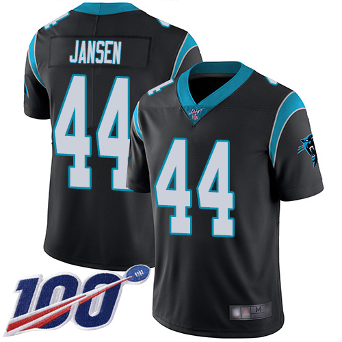 Carolina Panthers Limited Black Youth J.J. Jansen Home Jersey NFL Football #44 100th Season Vapor Untouchable